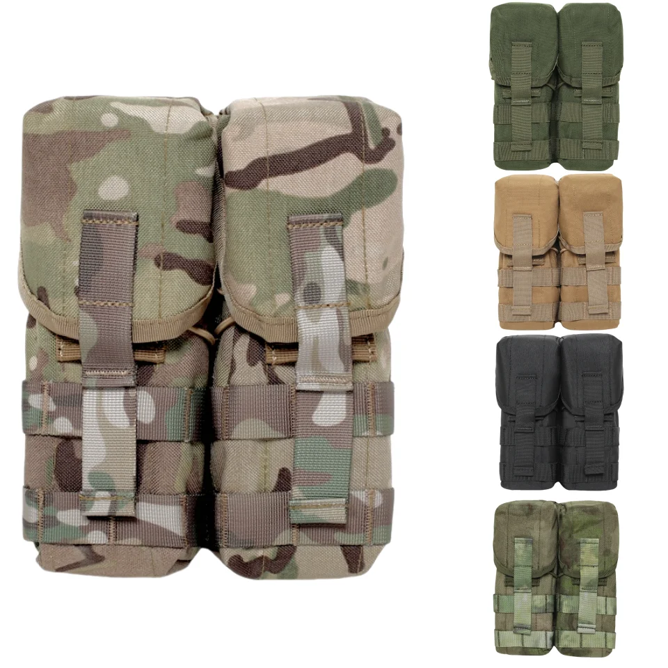 Bolsa táctica MOLLE doble portacargadores rifle 5,56/7,62 - imagen 3
