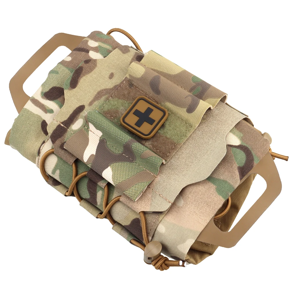 Kit de primeros auxilios táctico, bolsa médica Molle para caza al aire libre, Kit de emergencia táctico - imagen 3
