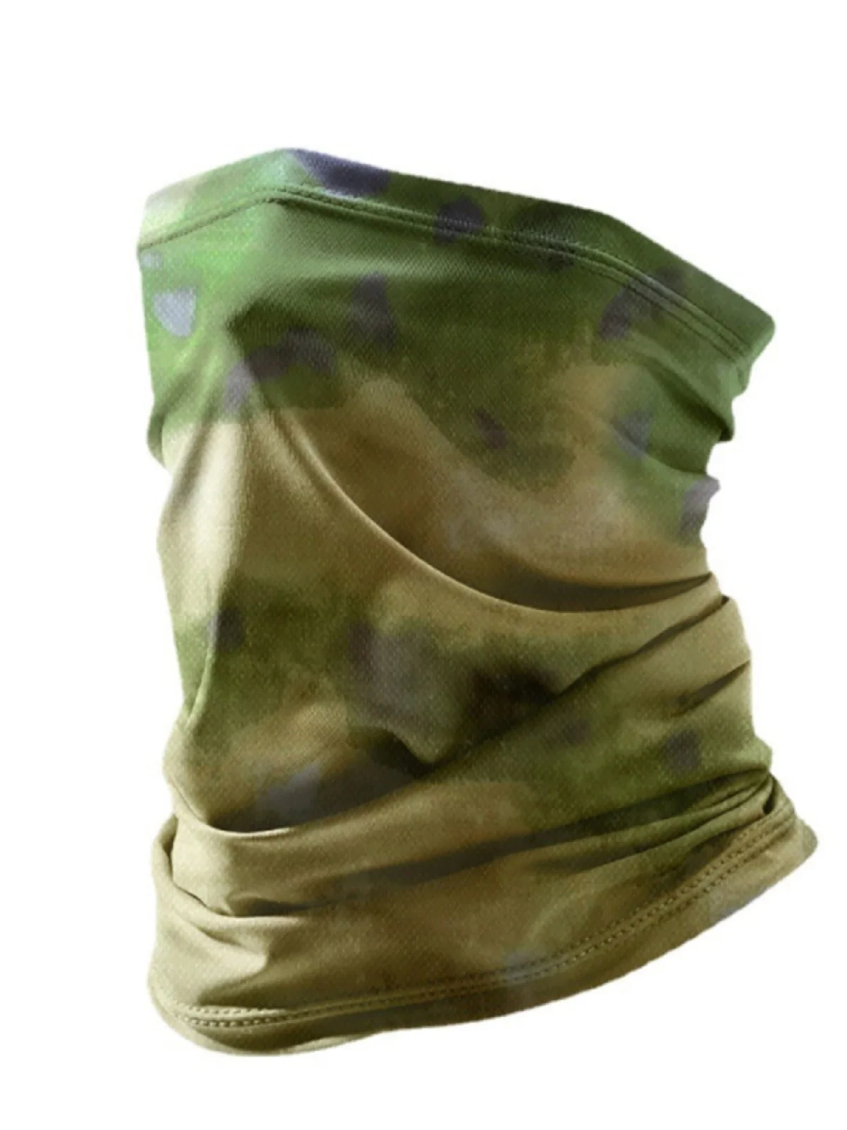 Mascarilla táctica de secado rápido para hombre, máscara facial pequeña de media cara, transpirable, para exteriores, color verde, Emr - imagen 2