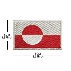 Bolsa al aire libre, banderas norteamericanas, insignias mágicas bordadas, banderas multinacionales, parches para chaqueta de mochila DIY