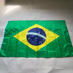 Bandera de Brasil poliéster – Alta calidad exterior e interior