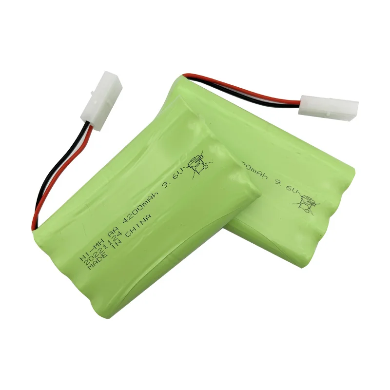 Actualización 9,6 v 4200mah NiMH batería AA para juguetes Rc coches tanque camión Robots pistolas barcos AA Ni-MH 9,6 v batería recargable 3000mAh - imagen 5