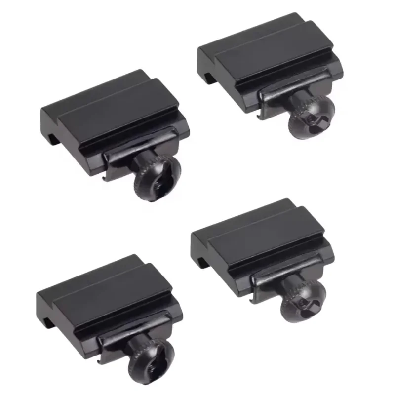 Adaptador de riel de 20mm, conversión a riel de cola de milano elevadora de 11mm, accesorio de decoración de juguete táctico, 2 uds., 4 Uds. - imagen 5