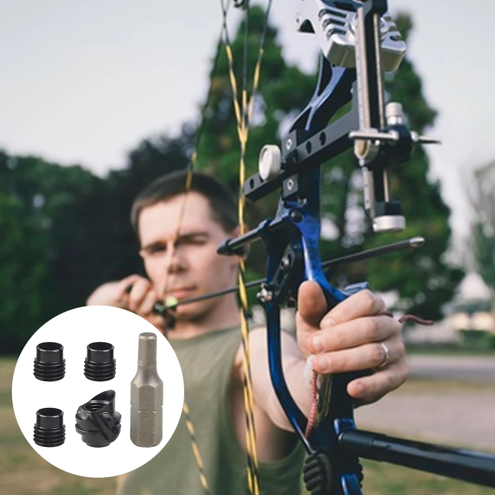Kit de mira telescópica para arco compuesto, juego de apertura ajustable 37/45, juego de lentes clarificador con cubierta de silicona para caza y tiro con arco - imagen 3