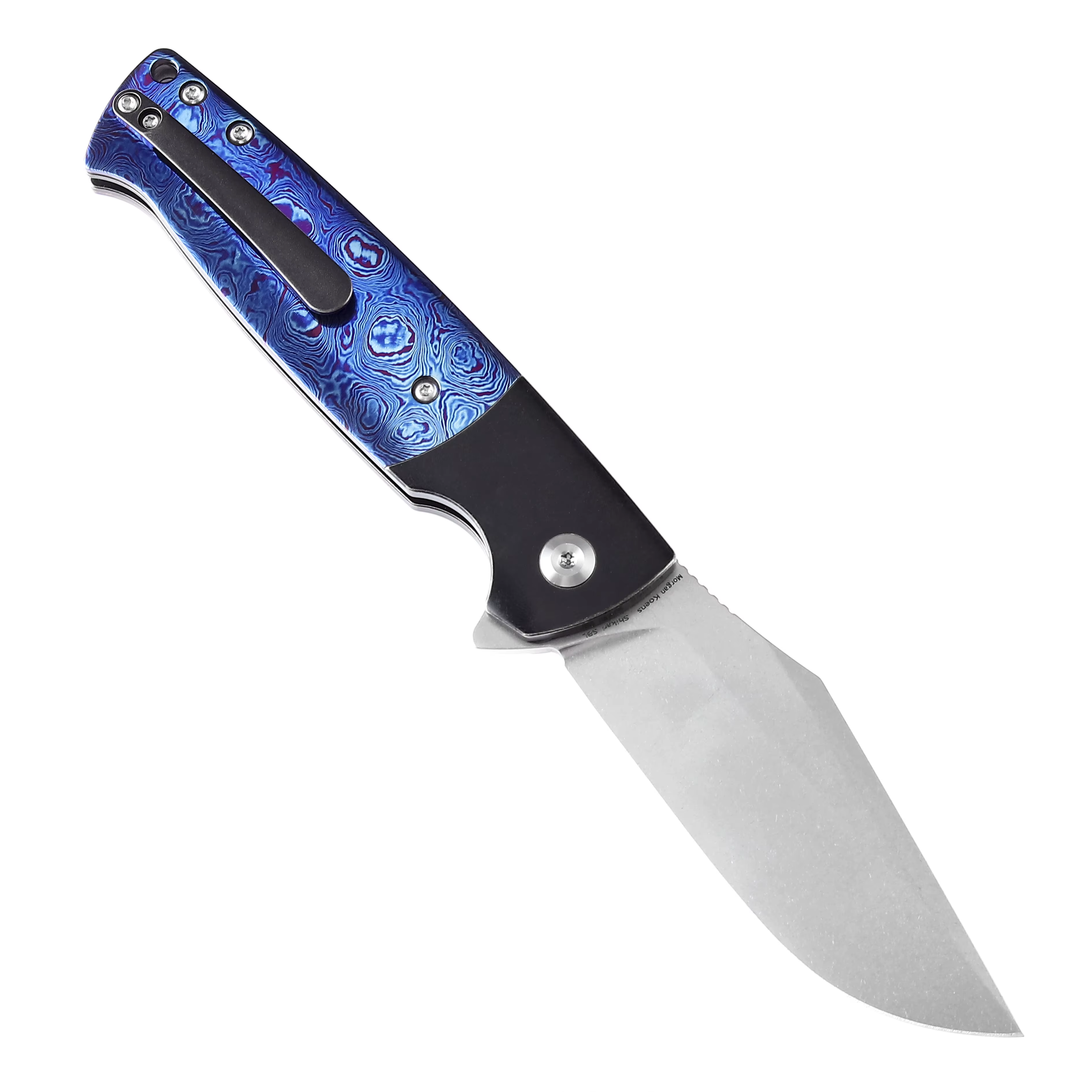 Kansept Shikari cuchillo plegable EDC S35VN con titanio y G10 - imagen 3