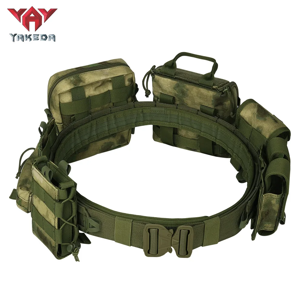 Yakeda-cinturón táctico de poliéster para adiestramiento al aire libre, bolsa CP Mag, accesorios de caza, cinturón táctico - imagen 4