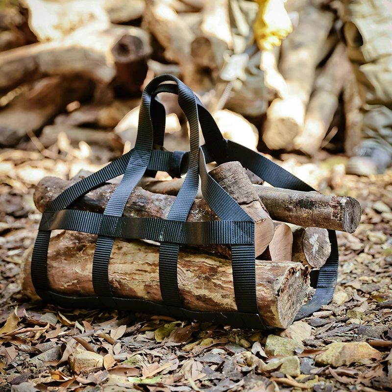Portador de leña MAUHOSO, portador de leña resistente para leña, portador de leña para leña - imagen 2