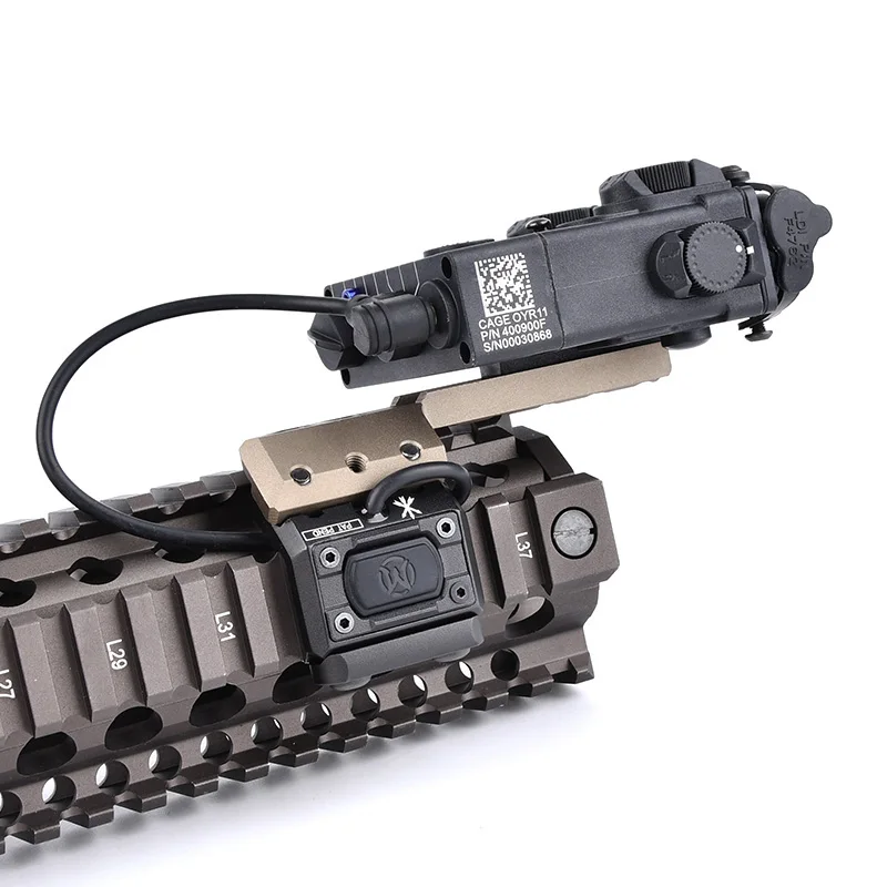 WADSN Airsoft M600 M300 M600C M300A linterna táctica arma explorador luz con 20mm Picatinny Modbutton interruptor montaje Offset - imagen 5