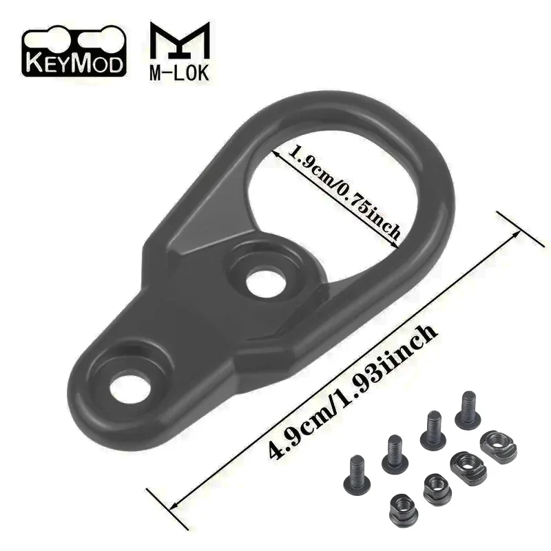 Adaptador de montaje de eslinga Paraclip, eslingas con Clip, para RSA GBB KEYMOD MLOK MS2 MS3, eslinga giratoria, caza y táctica, accesorios para pistola de juguete - imagen 2