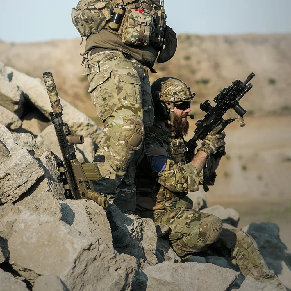 Gen3 uniforme de combate de camuflaje, ropa de caza, conjuntos tácticos, camisa, pantalones Cargo, ropa para hombre, traje militar, Kit verde resistente al desgaste - imagen 3