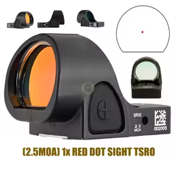 Reflex mira colimadora punto rojo con base y extensión pistola