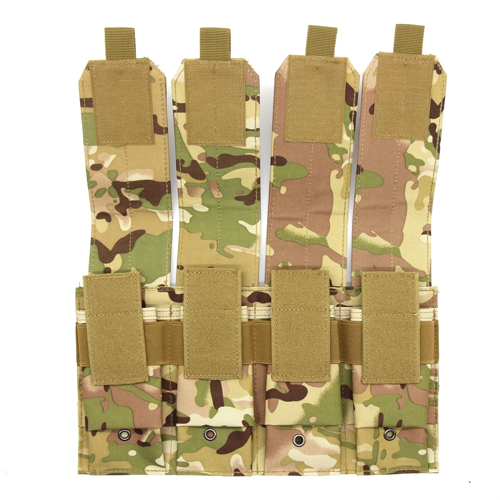 5,56 M4Tactical Molle cuatro bolsa para revistas bolsa para M6 AR M4 AR15 Rifle pistola Mag bolsa Molle bolsa chaleco accesorio - imagen 5
