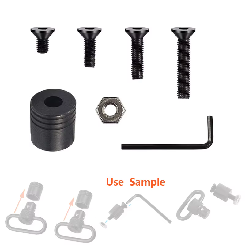 Base giratoria bucle rápido montaje para anillos tácticos de caza
