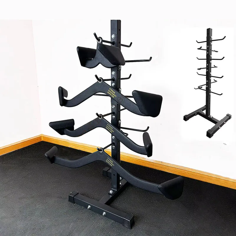 Gimnasio en casa, Fitness, Lat, mango extraíble, bíceps, tríceps, entrenamiento muscular de espalda, remo, barra en T, accesorios de Fitness, estante de colocación de mango - imagen 4