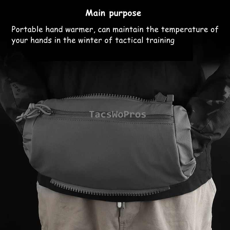 Bolsa táctica multifuncional calentador de manos riñonera - imagen 3