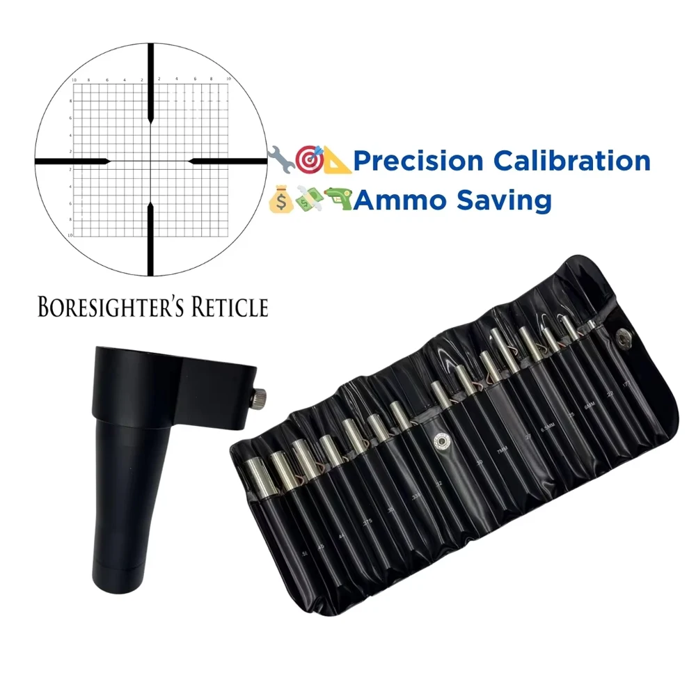 Dispositivo de alcance Boresighter Kit de obturador óptico.177 a.50 Kit de mira de orificio - imagen 2