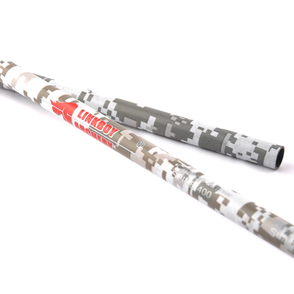 Linkboy-eje de flechas de carbono puro Sp400, arquería de 30 pulgadas para caza de arco compuesto, 12 piezas - imagen 3