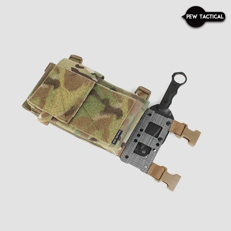 PEW TACTICAL “Petaurillus” Ala expansora MOLLE para MK4 D3 CHEST RIGS Plataforma de montaje de cuchillos estilo cuña TEGRIS Airsoft - imagen 5