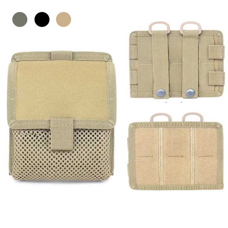 Bolsa táctica EDC Molle, Panel de tablero de parche, bolsa para revistas, riñonera con gancho, Walkie Talkie, bolsa para munición, equipo - imagen 2