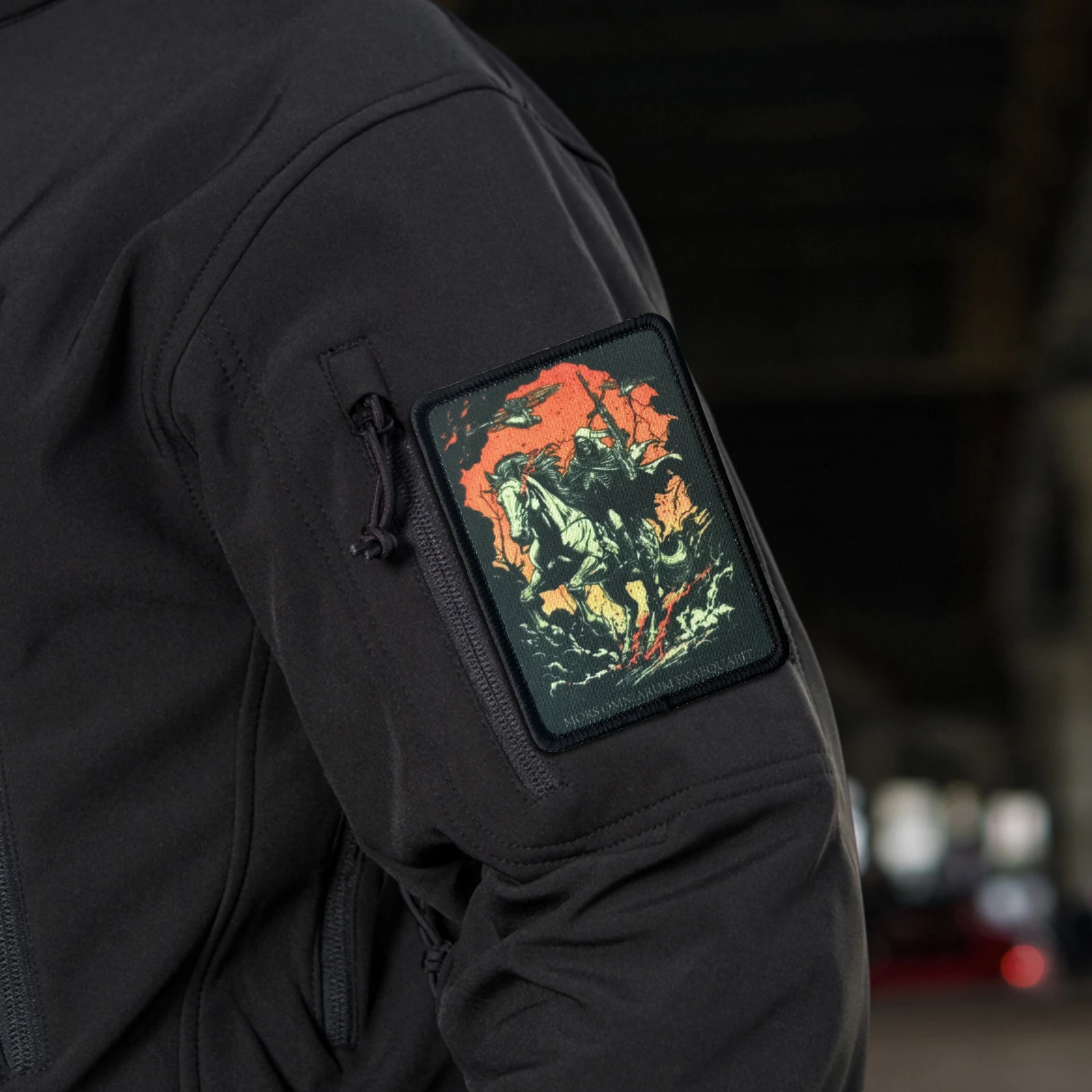 La muerte equivale todos los parches tácticos de calavera parche de gancho y bucle Meme insignia de moral del ejército militar pegatinas para mochila - imagen 5