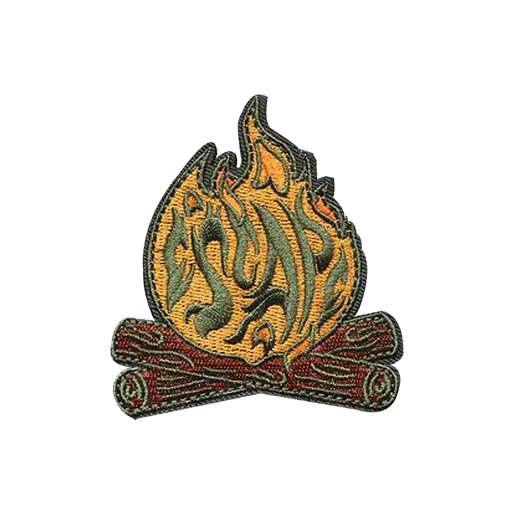 Parche bordado de viaje en coche para exteriores, insignia bordada para explorar la naturaleza, montañas, aventura, apliques de hoguera nocturna, nuevo - imagen 4