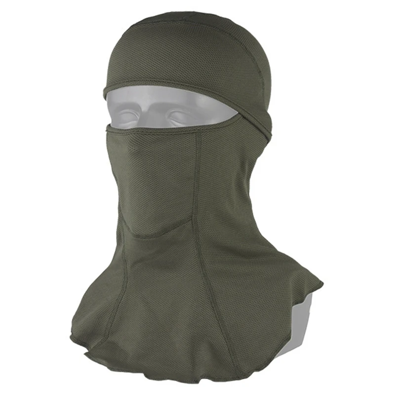 Máscara de malla táctica pasamontañas de tiro máscara facial completa para actividades al aire libre Paintball casco transpirable - imagen 3