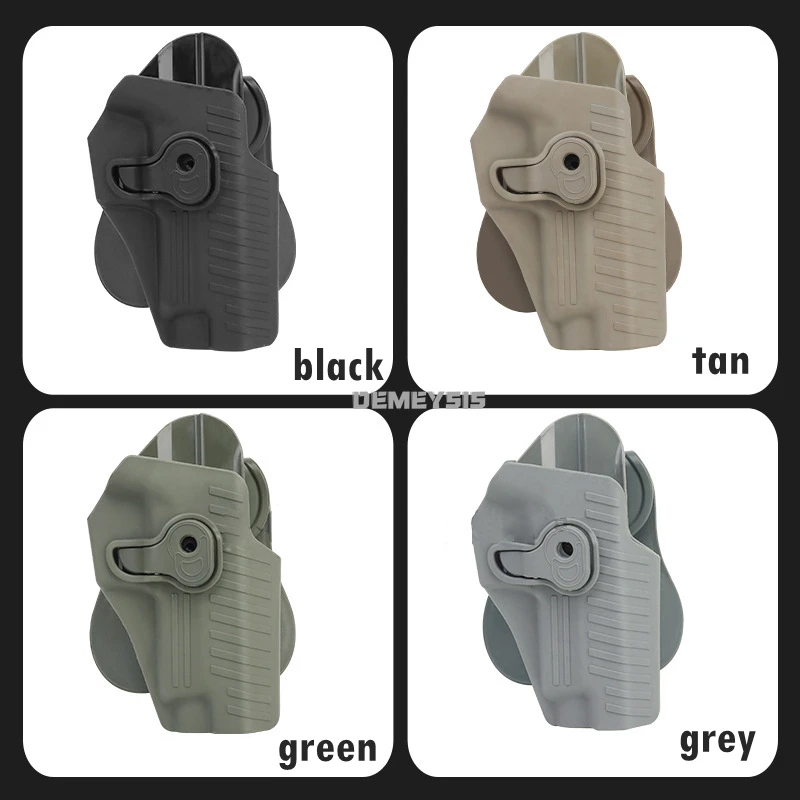 Funda para pistolas tácticas de mano derecha, soporte de transporte para pistola Airsoft de caza para SIG SAUER P220 P225, P226, P228, P229, Norinco NP22 - imagen 5