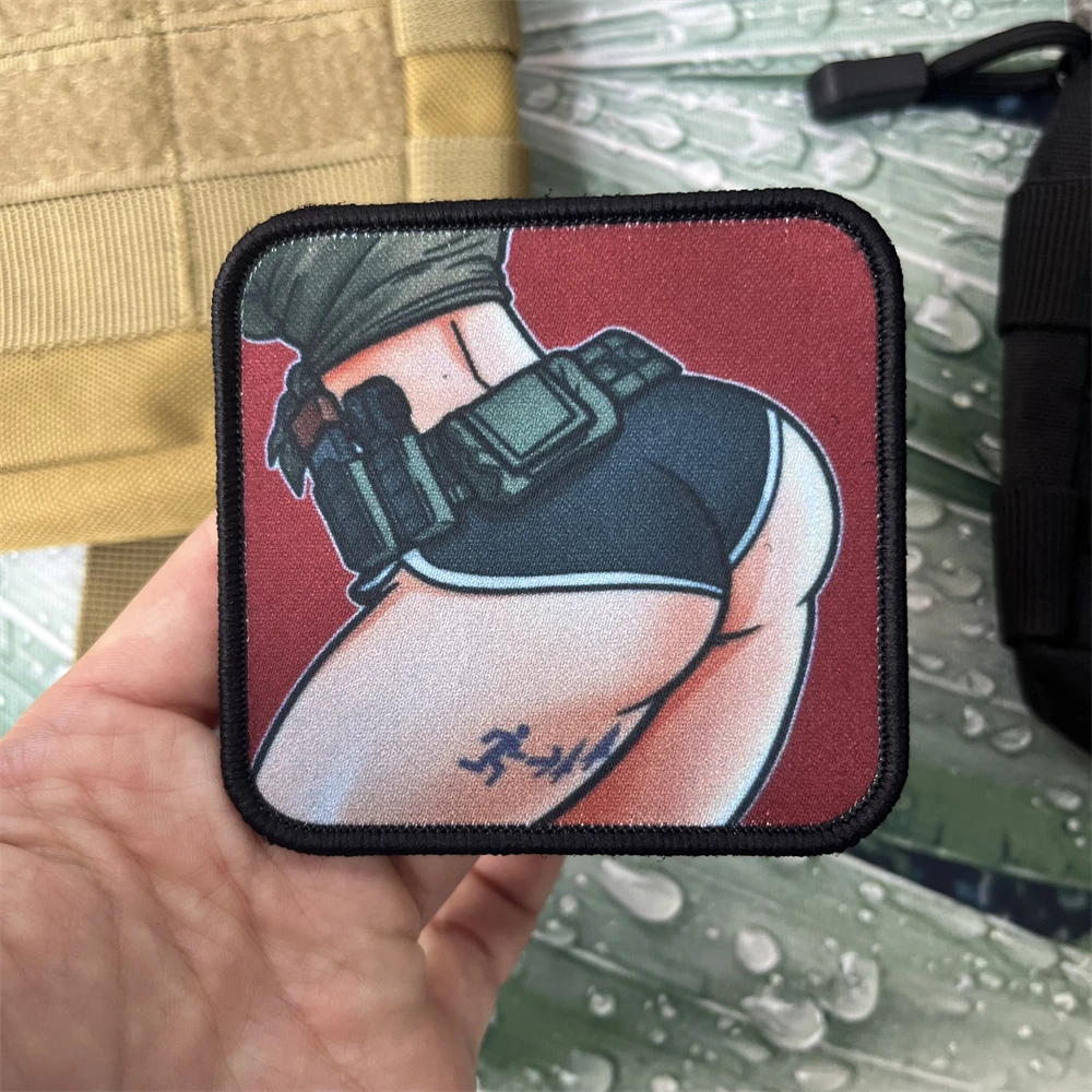 Insignia de moral de Chevron de la canción de guerra, parches impresos, mochila táctica, gancho y bucle militar del ejército, pegatinas de belleza Sexy - imagen 4