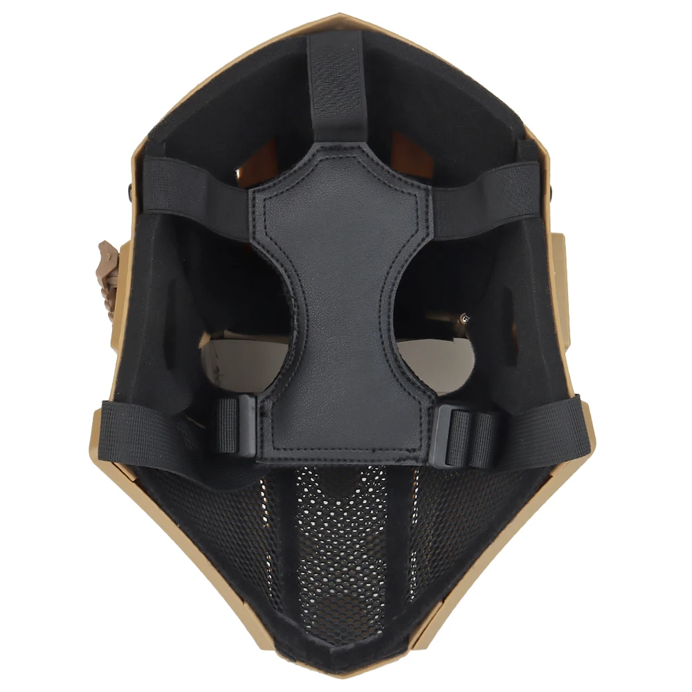 Mascarilla táctica de cara completa, máscara protectora de malla metálica transpirable, antiniebla, para tiro, caza, Airsoft, Paintball, para exteriores, nueva - imagen 2