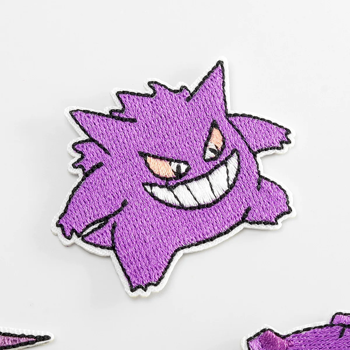 Parches bordados de fantasma para ropa, pegatinas de dibujos animados de Anime para ropa, bricolaje - imagen 5