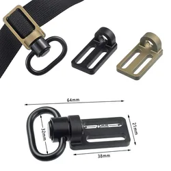 Adaptador táctico QD 1 pieza para correa 2 puntos – Caza y Airsoft