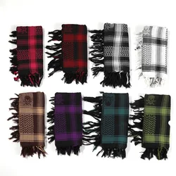 Shemagh táctico con calavera Keffiyeh árabe para uso al aire libre