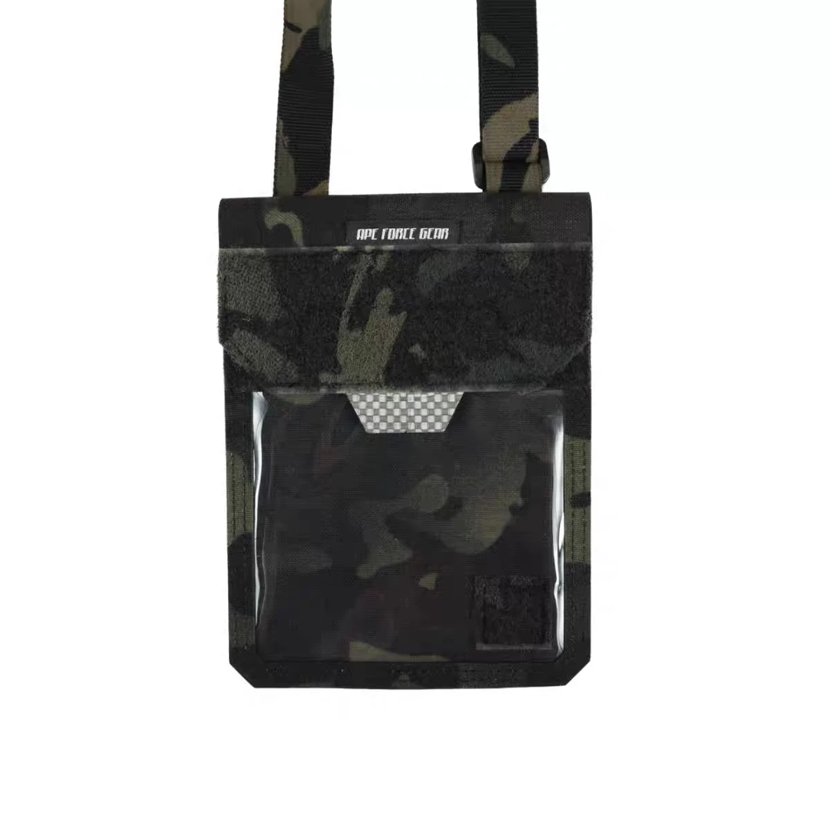 Bolsa de identificación de estilo táctico, bolsa de almacenamiento de tarjetas de trabajo con etiqueta, bolsa con función de cuello - imagen 3