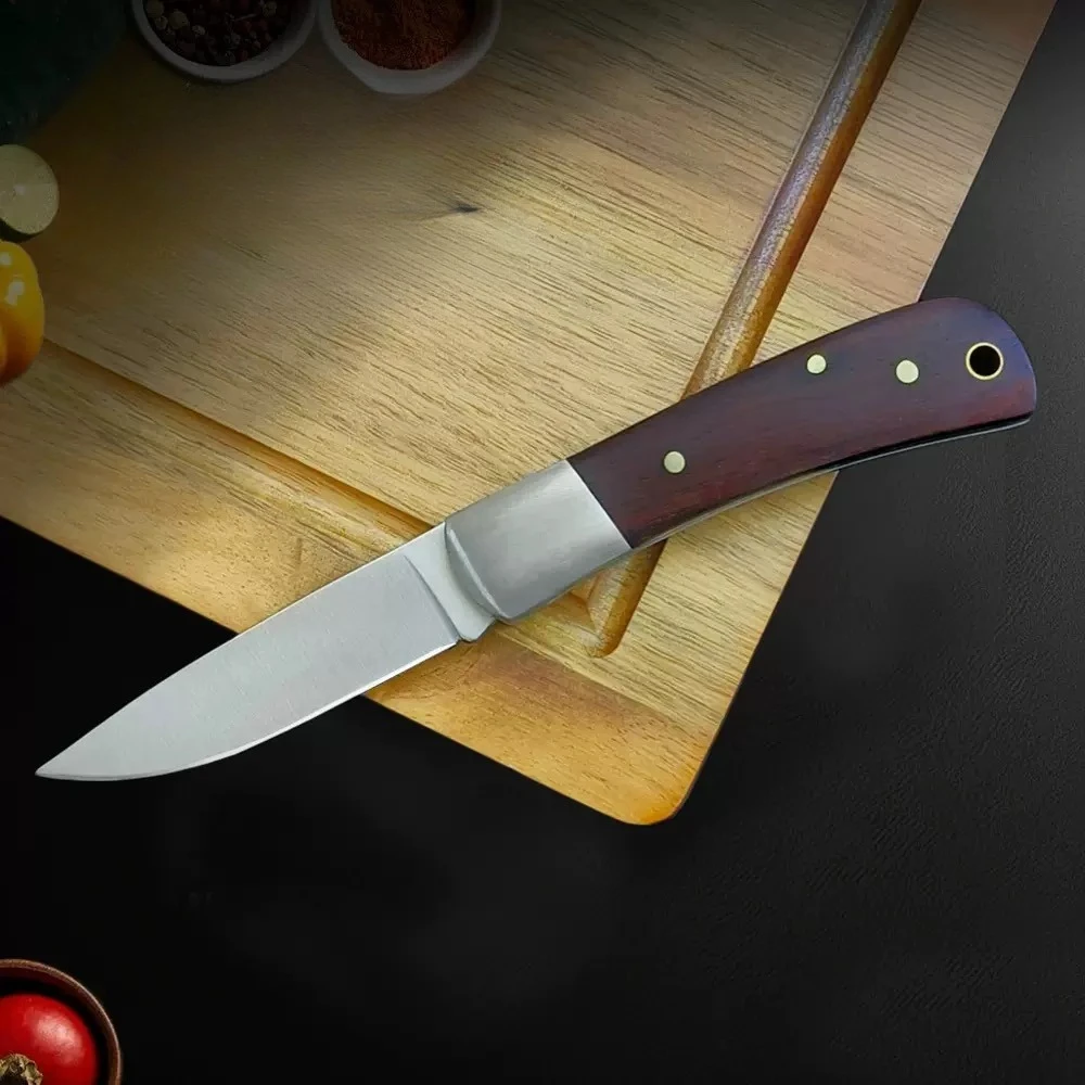 Pelador portátil plegable de madera para frutas y verduras exteriores - imagen 2