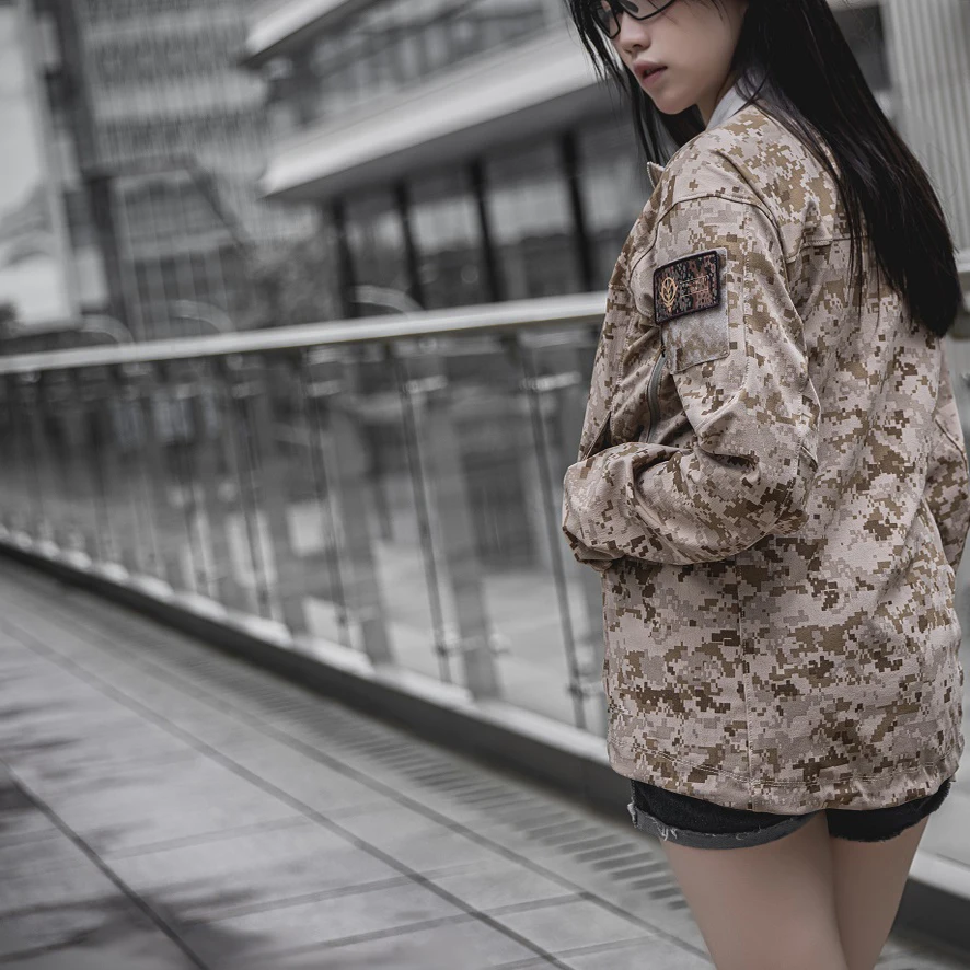 Chaqueta de combate AOR1 elástica de cuatro lados, piel naranja refinada LE-AF, abrigo táctico de concha suave - imagen 4