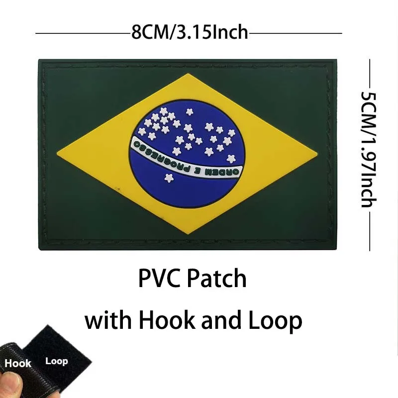 Parche táctico BOPE bordado emblema para ropa y mochila - imagen 4