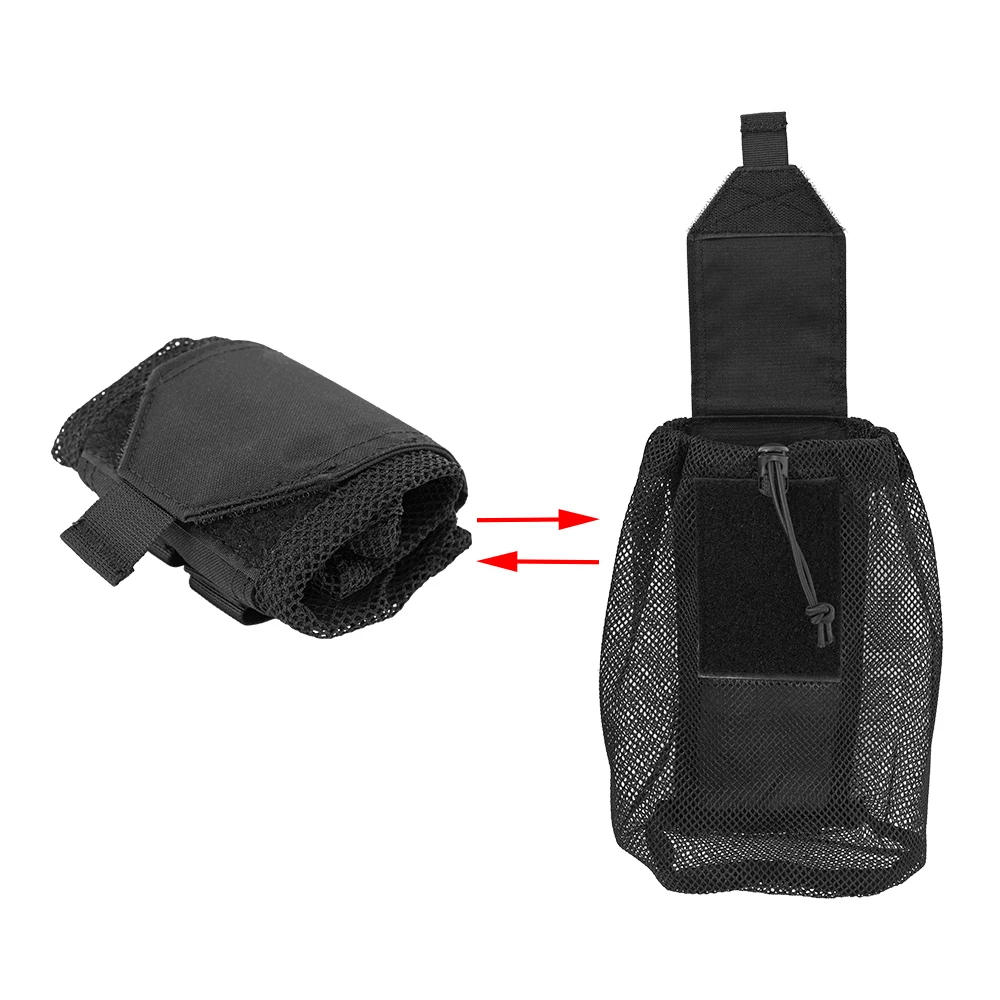 Bolsa de caza Micro plegable compacta, Mini bolsa de malla plegable, almacenamiento de utilidad EDC, deporte al aire libre, Camping, senderismo, Cordura - imagen 2