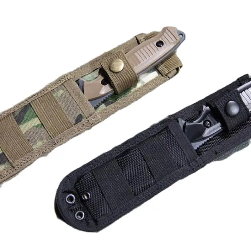 Emersongear-cuchillo recto simulado con cubierta de tela, colección de modelos de plástico, caza táctica, Camping, senderismo, nailon EM3330 - imagen 3
