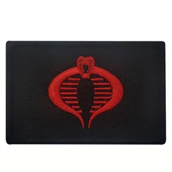 Parches Velcro tácticos GI JOE Cobra Ninja bordados para Molle