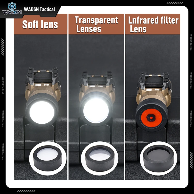 WADSN serie X300 linterna X300U X300V lámpara de caza cubierta protectora de Nylon 26mm/28mm para SF Surefir luz X400 x 400V pistola - imagen 5