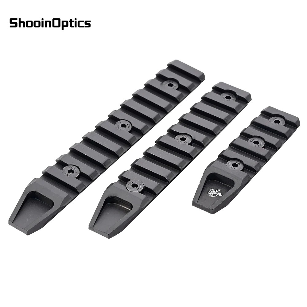 Base KeyMod de aluminio con riel Picatinny para linterna láser - imagen 2