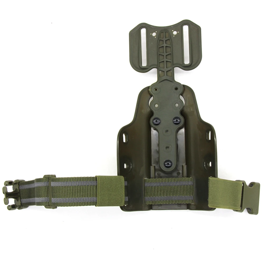 Plataforma táctica para pierna caída, accesorios de Panel para pistola, funda para muslo, adaptador con correa ajustable - imagen 2