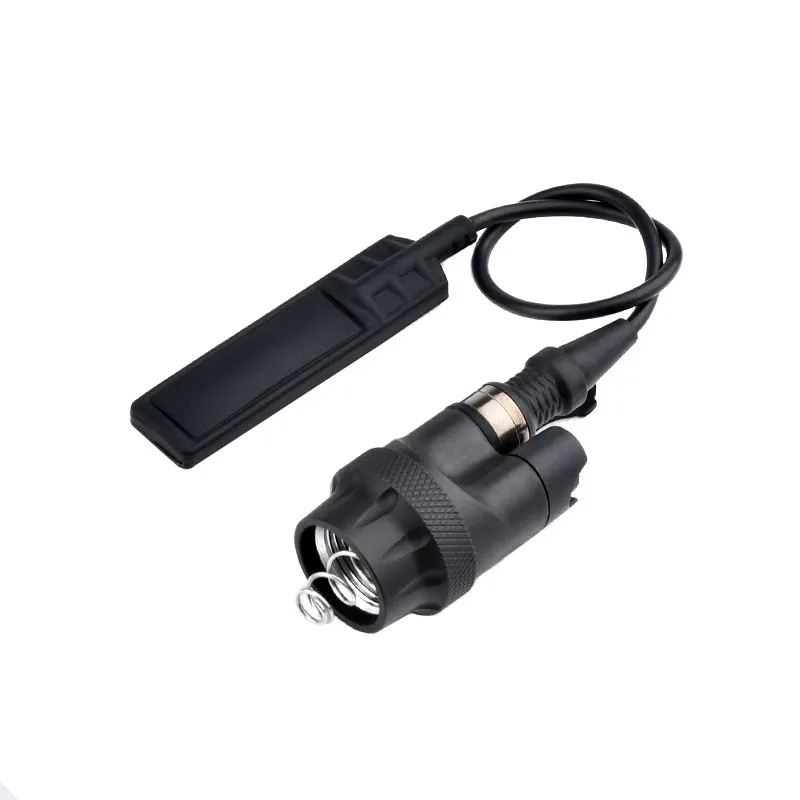 WADSN linterna táctica Airsoft, tapa trasera de Metal, interruptor de presión de doble función, cubierta para linterna M300M600, luz de explorador de caza - imagen 5