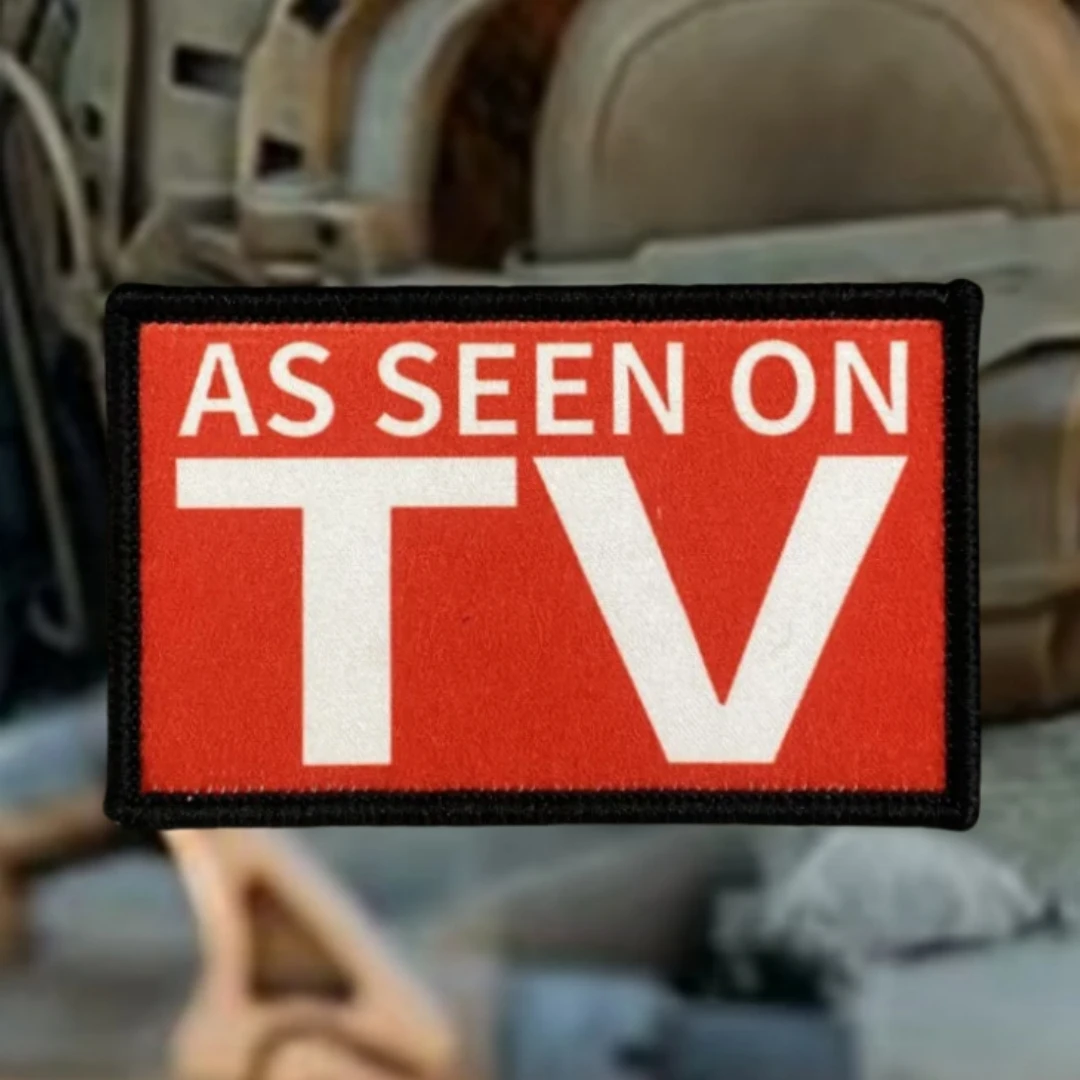 AS SEEN ON TV-Parche militar táctico divertido, insignia de moral impresa, brazalete con gancho y bucle, mochila para exteriores, pegatina para sombrero - imagen 4