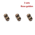 3 sets Rose golden