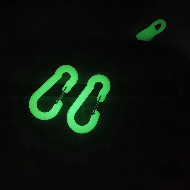 Llavero con hebilla luminosa para montañismo, accesorio colgante multifuncional para acampar al aire libre, enchufe antipérdida, luz nocturna fuerte - imagen 2