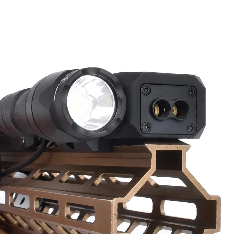 WADSN-linterna táctica de Metal CQBL M300 M600, luz Led roja, verde, azul y blanca, accesorio para arma de riel Picatinny de 20mm - imagen 5