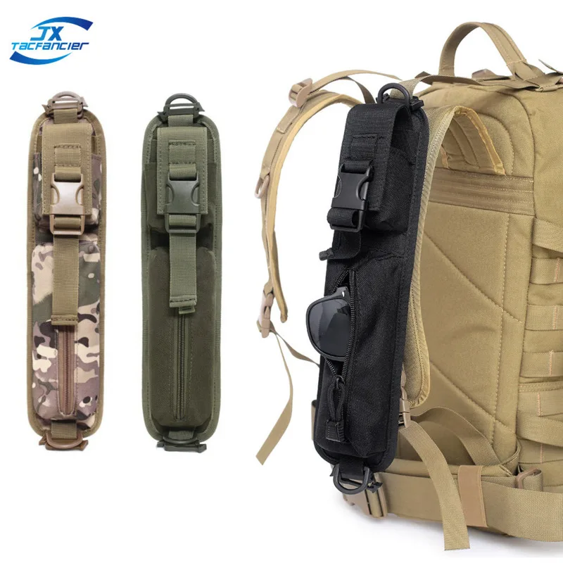 Mochila táctica con correa para el hombro, bolsa de almacenamiento Molle EDC, bolsa de herramientas de utilidad, accesorios de caza y senderismo, nailon 1000D