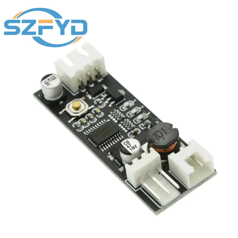 Individual 12V 0.8A DC PWM 2-3 cables ventilador Control de temperatura controlador de velocidad chasis ordenador módulo de reducción de ruido NTC B 50K 3950 - imagen 5