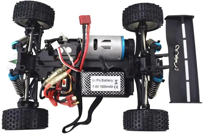 Batería Lipo con enchufe T de 7,4 V y 1800mah, cargador 2 en 1 para WLTOYS, A959-B, A969-B, A979-B, 144001 RC, vehículo todoterreno de alta velocidad - imagen 3